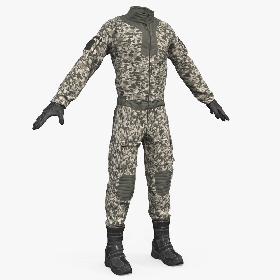 Sci-fi Uniform Overalls model